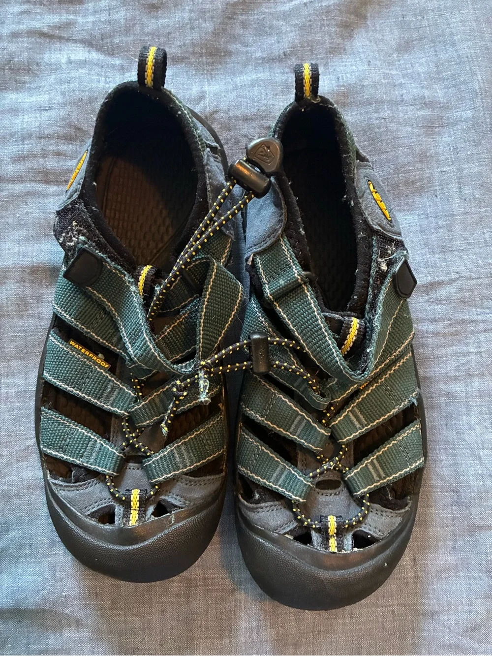 Keen boys Dark Green and Black Outdoor Sport Sandals #4